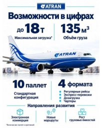 Авиакомпания АТРАН из группы Волга Днепр вернулась на рынок коммерческих перевозок Авиакомпания АТРАН из группы Волга Днепр вернулась на рынок коммерческих перевозок